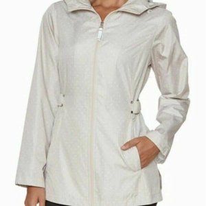 Jones New York rain jacket , Parka in a Pocket XXL Tan Sand water resistant